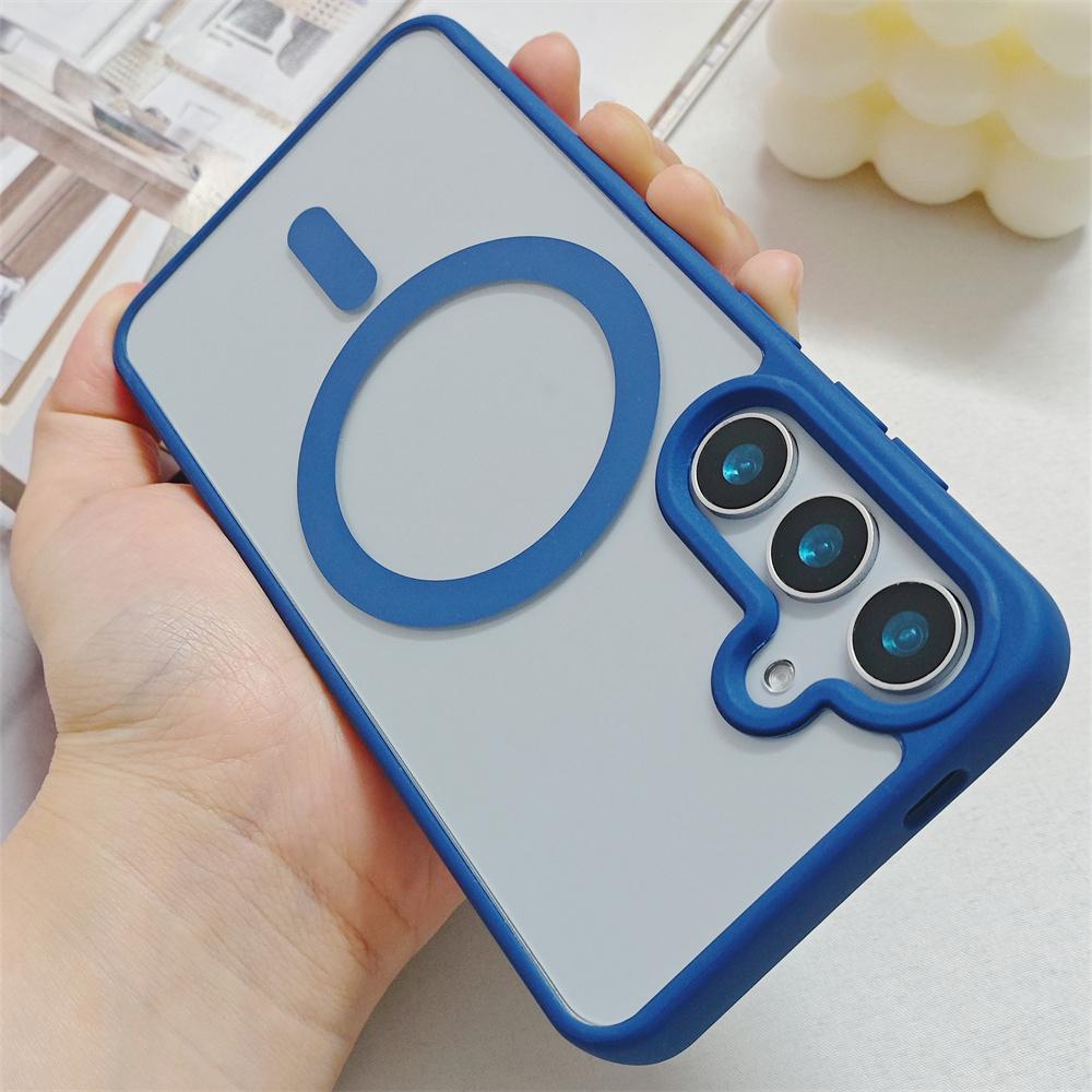 

Matte Acrylic Case For Samsung S26 S25 S24 S23 FE Ultra Plus A56 A36 A26 A16 A55 A35 A25 A15 Magnetic For Magsafe Cover For Samsung Galaxy S24