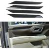 Carbon Fiber Door Panel Trim Cover For 2021-2024 Chevy Tahoe Suburban