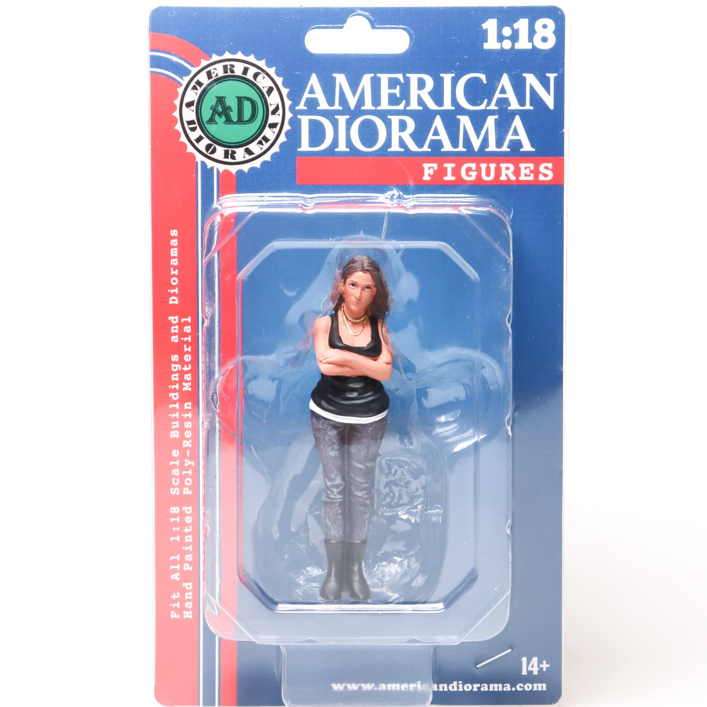 

American Diorama 1/18 Car Meet 3 Figure 2 American Diorama Car Meet 3 Figure Miniature [Parallel Import]