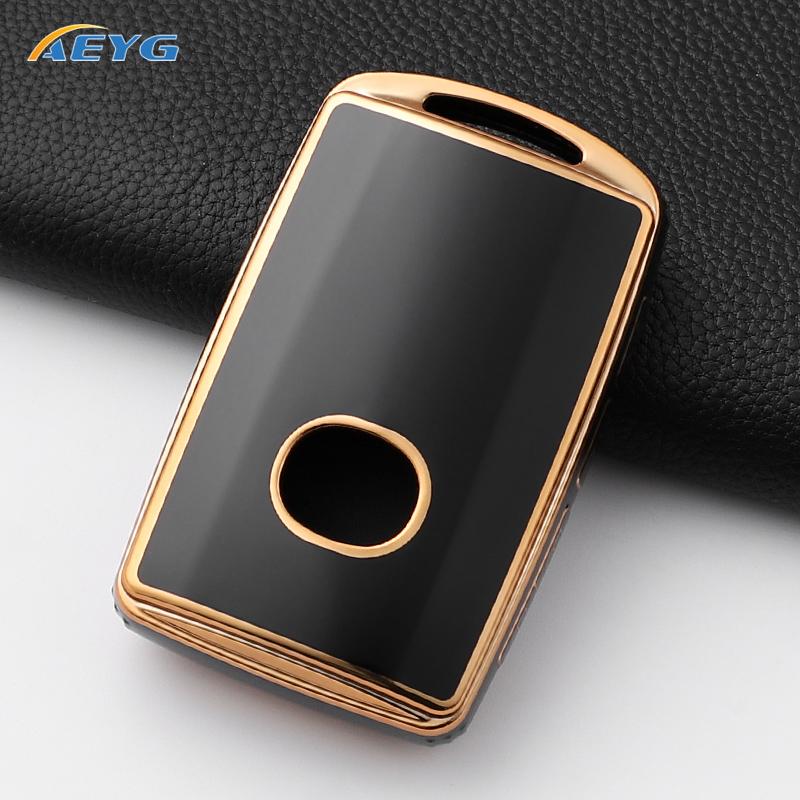 Fashion Soft Tpu Car Key Case Cover Shell Fob For Mazda 3 Alexa Cx30 Cx-4 Cx5 Cx-5 Cx8 Cx-8 Cx-30 Cx9 Cx-9 Keychain Accessories