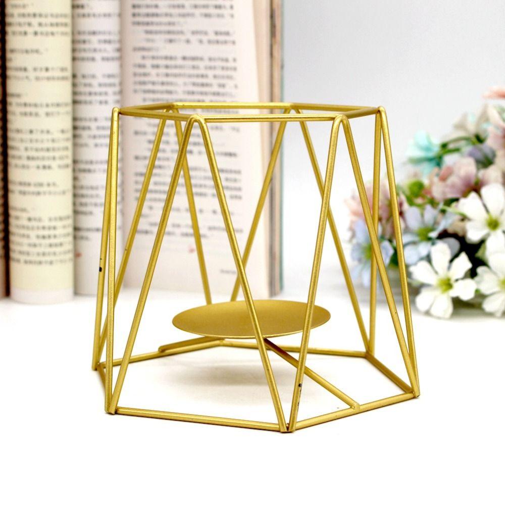 Creative Craft Candelabra Wrought Iron Candlestick Aromatherapy Candle Stand  Atmosphere