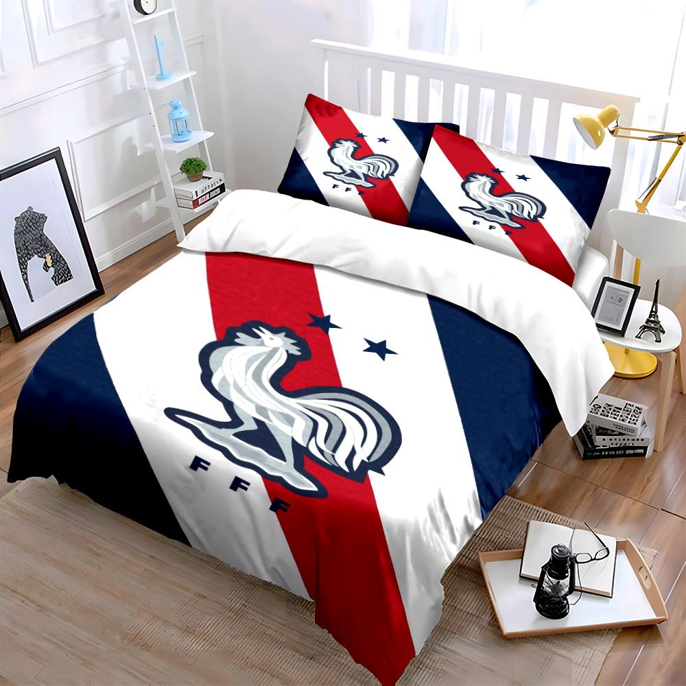 French Rooster Bedding Set Bedding Duvet Cover Set Duvet Cover Pillowcases Home Decor (1 * Duvet Cover 2 * Pillowcases, without duvet insert)