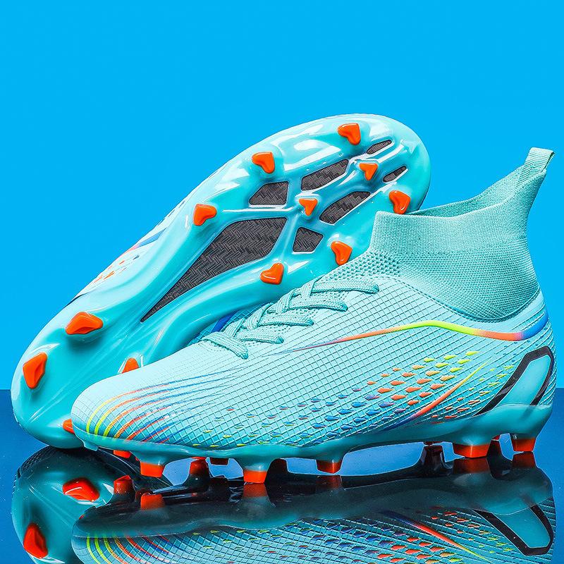Professional Long Nail Broken Nail Football Shoes High-top Student Competition Training Sports Shoes One Piece 2025
