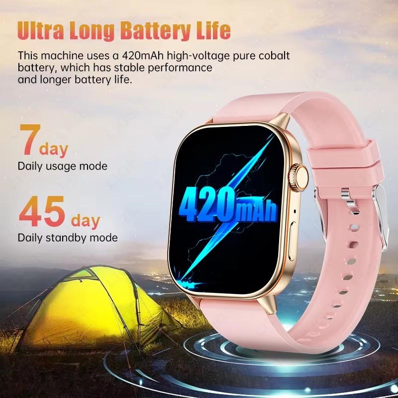 2025 GPS Positioning Smart Watch Lightweight Fashionable Sports Compass Outdoor Adults Men Women's SmartWatch Health SOS Elderly