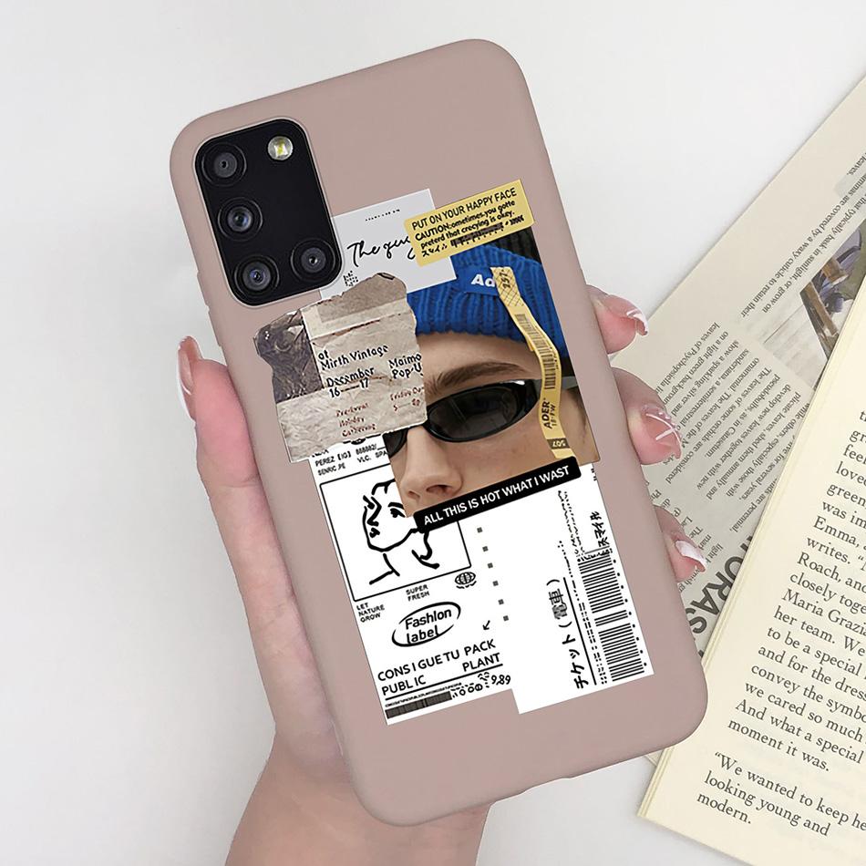 For Samsung Galaxy A31 Case For Samsung A31 A 31 SM-A315F 6.4 Phone Cover Soft Silicone Case For Coque Samsung A31 Phone Cases