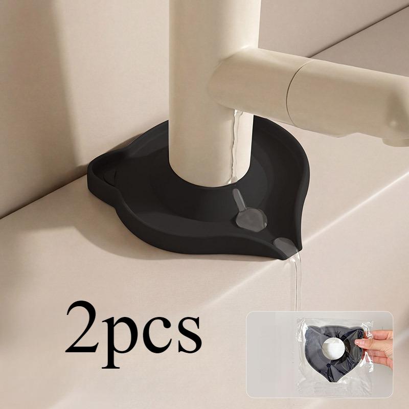 

Silicone Faucet Waterproof Cover Splash-proof Water-drip Prevention Water Accumulation Reflux Prevention Leak-proof Drainage Pad