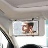 2023 Car Sun Visor Vanity Mirror, Makeup Mirror with 3 Light Modes & 60 LEDs, Rechargeable Led Light Car Mirror with Dimmable Touch