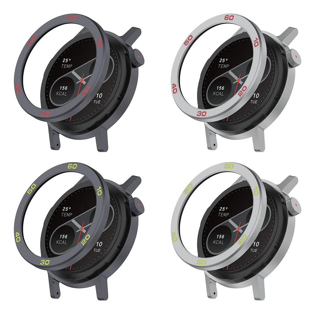 Metal Bezel Ring Watch Bezel Shell Tempered Glass Protective Flim Replacement Case Cover Ring for CMF Watch Pro 2 Smartwatch