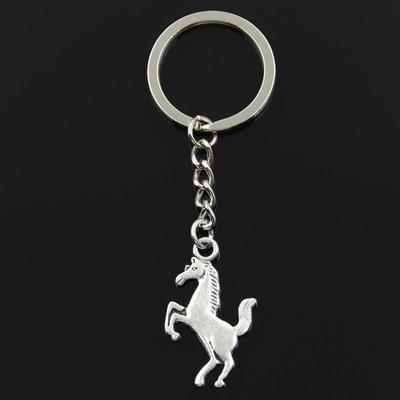 Módní klíčenka 35 x 21 mm Přívěsky Cval Horse Steed DIY Muži Šperky Přívěšek na klíče do auta Držák na klíče Suvenýr na dárek
