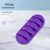 Multi-Hole Self-Adhesive Cable Organizer and Power Cord Holder