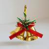 6/9Pcs Plastic Christmas Ornaments Iron New Year Pendant Christmas Bells  Festival Party Celebration