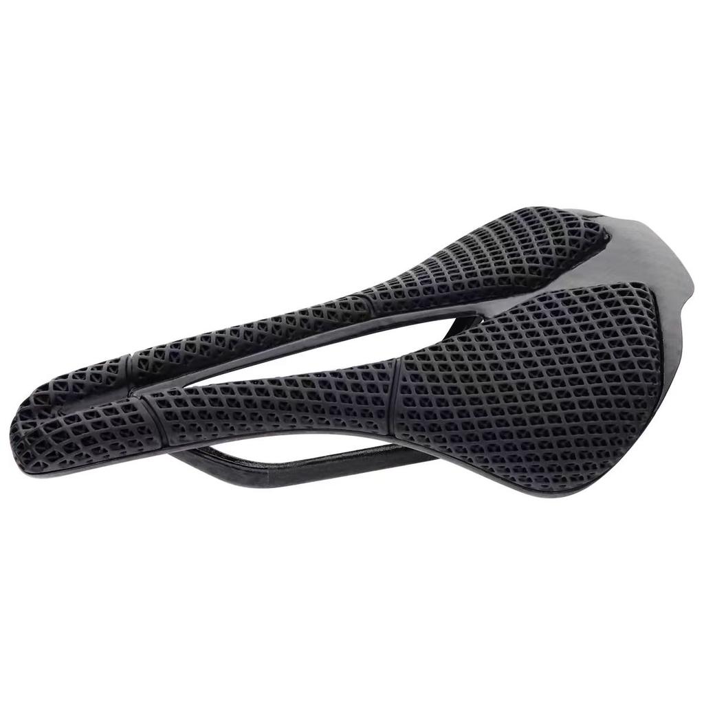 Carbon Fiber Ultra-light 3D Printed Saddle for Road Bike MTB Riding Comfortable Breathable High Strength Bicycle Seat Cushion