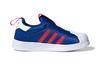 Adidas Originals SUPERSTAR 360 Breathable Low top Kids' Skateboarding Shoes Blue Red Children Aged 3 7 Years Old FW8041