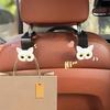 ABS Hook Car Seats Headrest Hook Auto Back Seats Organizers Hanger Handbag Clothes Bracket Car Interior Accessories