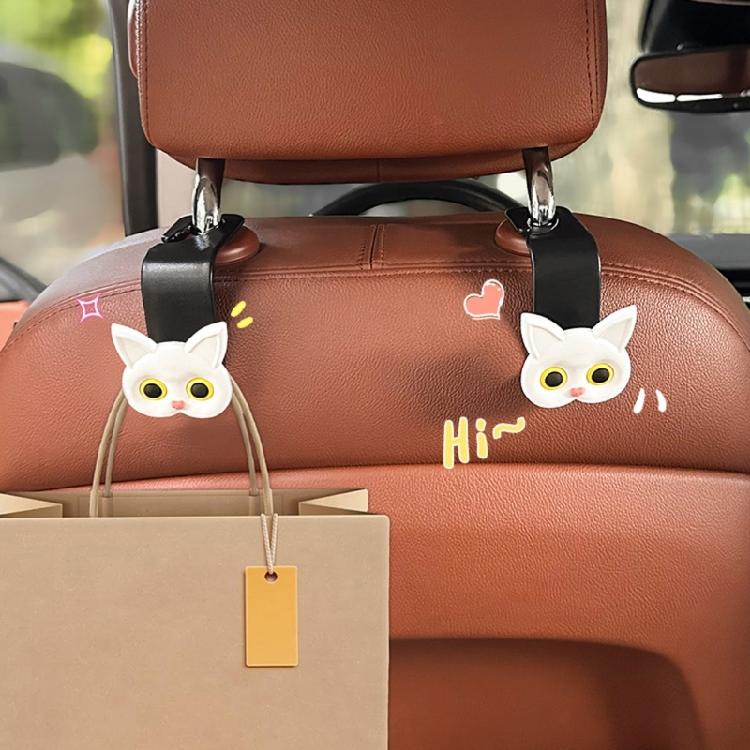 ABS Hook Car Seats Headrest Hook Auto Back Seats Organizers Hanger Handbag Clothes Bracket Car Interior Accessories