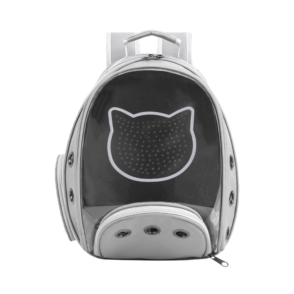 Cat Backpack Transparent Travel Backpack Large Capacity Pets Carrier Comfort Cushioned Shoulder Straps for Travel Hiking Walking