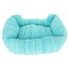 Pet Sofa Bed Soft Flannel Skin-friendly Cat Bed with Sponge Filling for Relaxation Resting Place