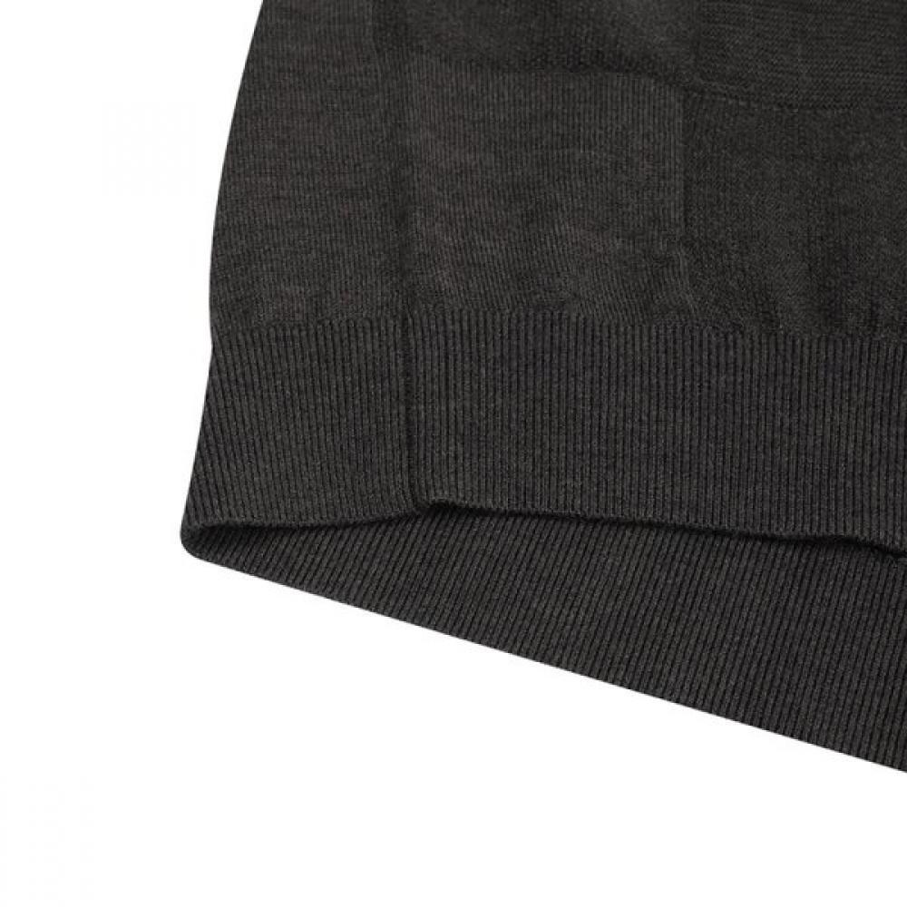 DakS Men S Wool Blend Big Check Collar Knit dmp1Swtl201kk 