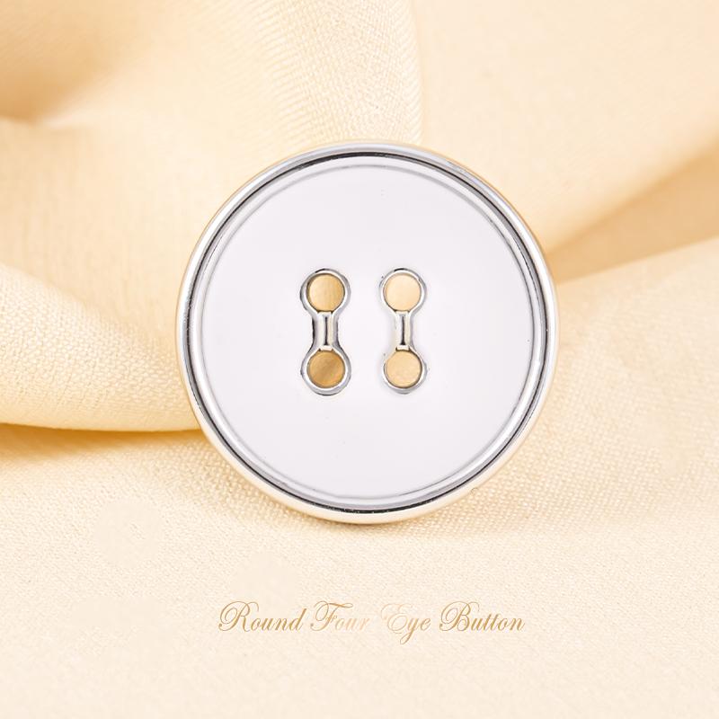 

10 шт. пуговицы черное пальто тренчкот костюм пуговицы свитер кардиган рубашка женские пуговицы Daquan 12.5mm [10 capsules] -Silver plus white