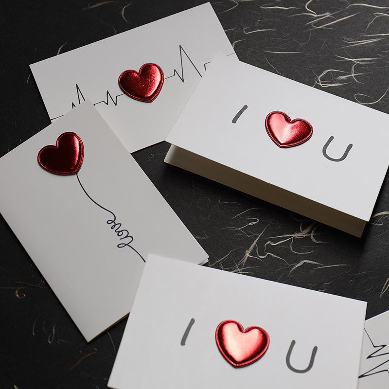 Carte Creative San Valentino Regalo Cartolina d'Amore Invito di Matrimonio Biglietti d'Auguri Anniversario Per Lei Cartolina Regalo di San Valentino