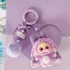 Cartoon Bow Doll Keychain for Three-Year-Olds - Cute Bag Pendant & Gift Decoration