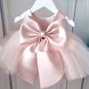 Baby Girls Princess Dress Pink Tulle Gown Wedding Birthday Party Toddler Girl Formal Occasion