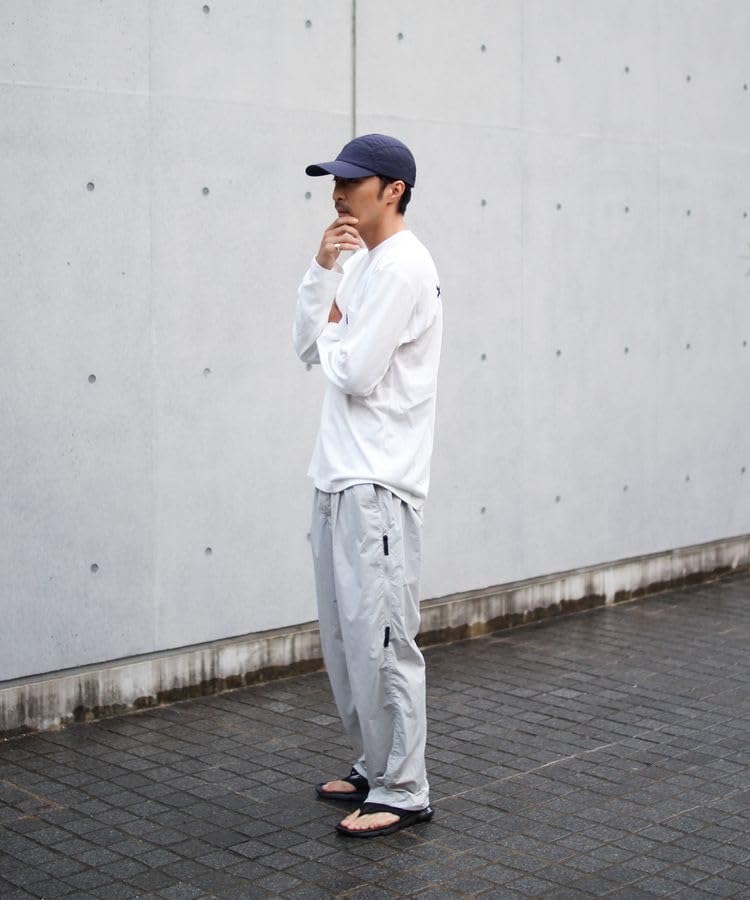 Snow Peak SP Logo Pocket L/S T-Shirt EC-TS-25AU014, Cut and Sew, Long Sleeve T-Shirt, Men's and Women's, Off White, Size M