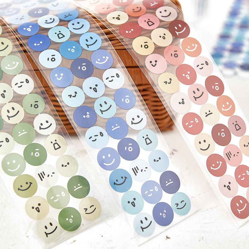 Dudu Mai Cute Smiley Face Dumpling Stickers for Creative Decoration