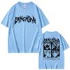 Rock Band Panchiko DEATHMETAL Album Beidseitiger Druck T-Shirt Herren Damen Vintage Locker Oversized T-Shirt Herren Freizeit Baumwolle T-Shirts