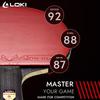 LOKI 9-Sterne Tischtennis Schläger Marke Neu Professionelles Ping Pong Schläger Schläger, RXTON 7 Klebriges Gummi, 5 Holz 2 Carbon Holz