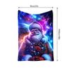 Tuniu Santa Claus Galaxy Christmas Blanket Sofa Bed Throw Warm Cozy Gift for Kids Adults