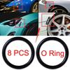 8pcs Rubber O-Ring Car Truck Bumper Quick Release Fastener Replacement