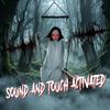 170 Cm Animated Hanging Swing Ghost Halloween Decoration Sound Touch Activated Ghost Halloween Animatronic