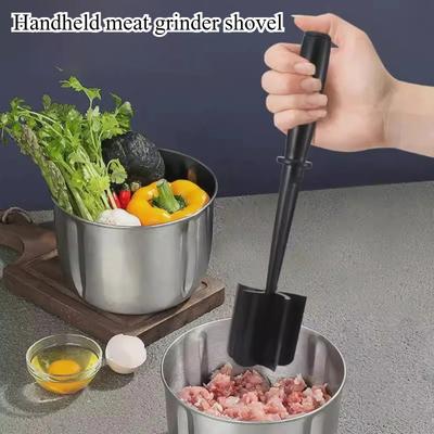 Meat Pounding Shovel Handheld Meat Cutter Salad Mixer Meat Pounder Rice Mixer Meat Mincing Shovel Household Kitchen Accessories
