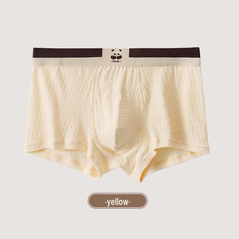 Pánské bavlněné boxerky - Prodyšné, mladistvé, měkká tkanina, čtyřrohový design