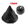 5/6 Speed Gear Shift Knob Head Shifter Gaitor Boot Cover for Fiat 500 500C 2007 - 2018 Car Shifter Change Knob