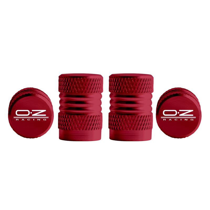 For OZ O.Z Racing Logo Alpha Romeo Fiat abarth JEEP Ford Volvo Car Valve Caps Wheel Tires Air Tyre Stem Protective Cover