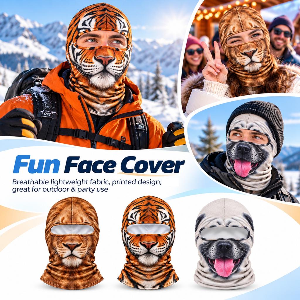 Animal Graphic Print Novelty Funny Cover for Party Costume Accessories