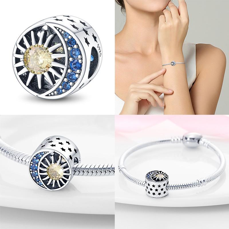 Luminous Copperstars And Moon Charms Fitoriginal Bracelets Diy Jewelry Making For Women Gift
