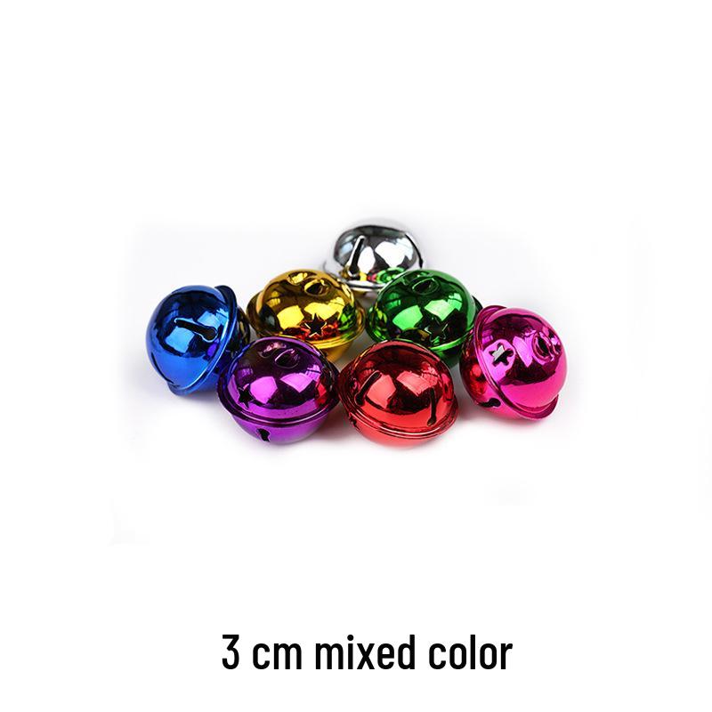 Multi-Colored Vacuum-Plated Festival Bells for Christmas and New Year Decor