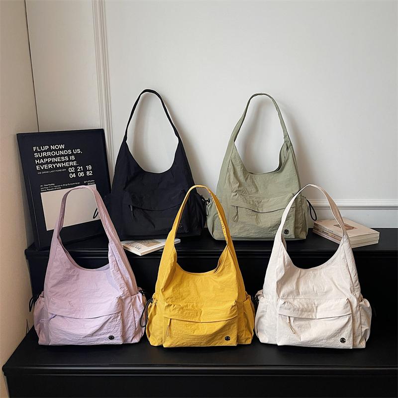 Women's Bag Large Capacity Tote Bag Solid Color Handbag Underarm Bag