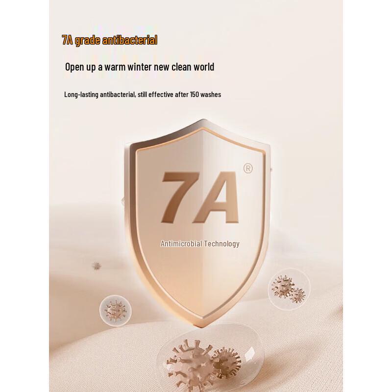 Hengyuanxiang Women's Antibacterial Cloud Fleece Warm Underwear Set