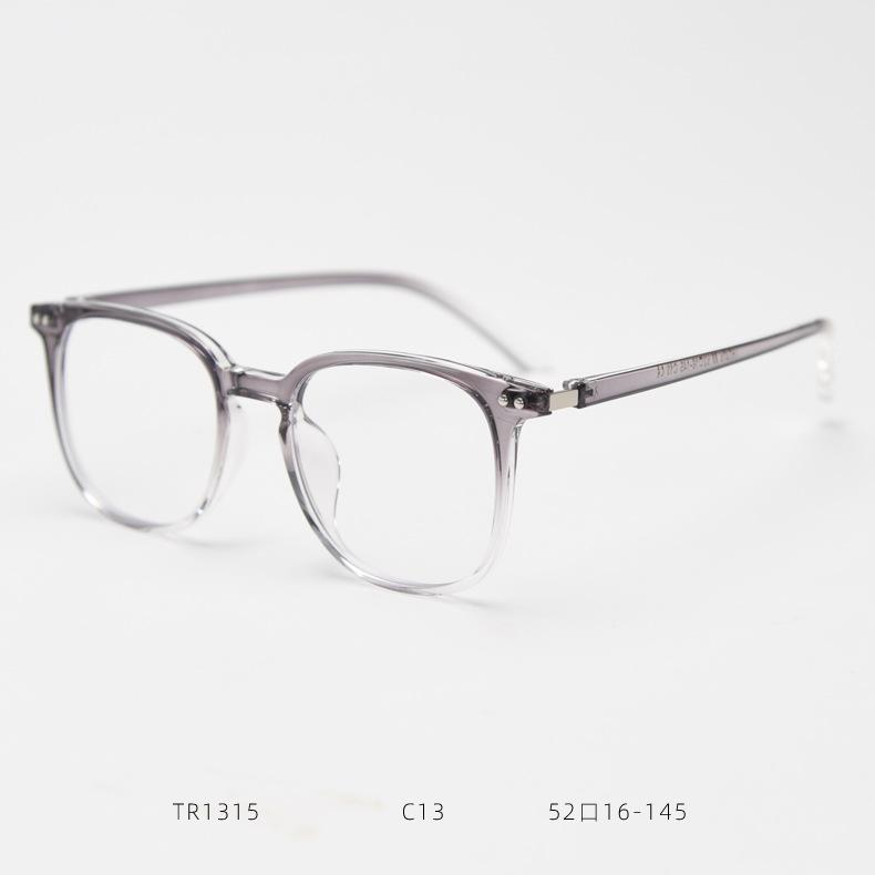 Black TR90 Computer Glasses Anti Radiation Big Square Eyewear Blue Light Blocking Reading Glasses for Women Men