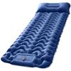 Portable Foot-Pump Inflatable Camping Mattress - Outdoor Tent Sleeping Pad