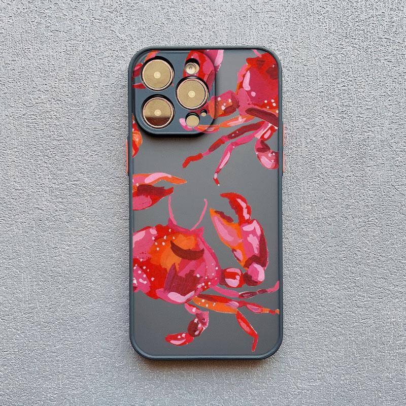Simple Adorable Hand-Drawn Various Animals Phone Case For iPhone 12 14 15 Pro Max Plus Mini 16 13 11 Pro Max XR XS X SE2 Covers