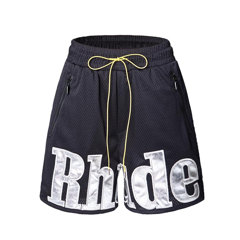 RHUDE Retro Marlboro Patchwork Striped Men's Five-Point Sports Shorts