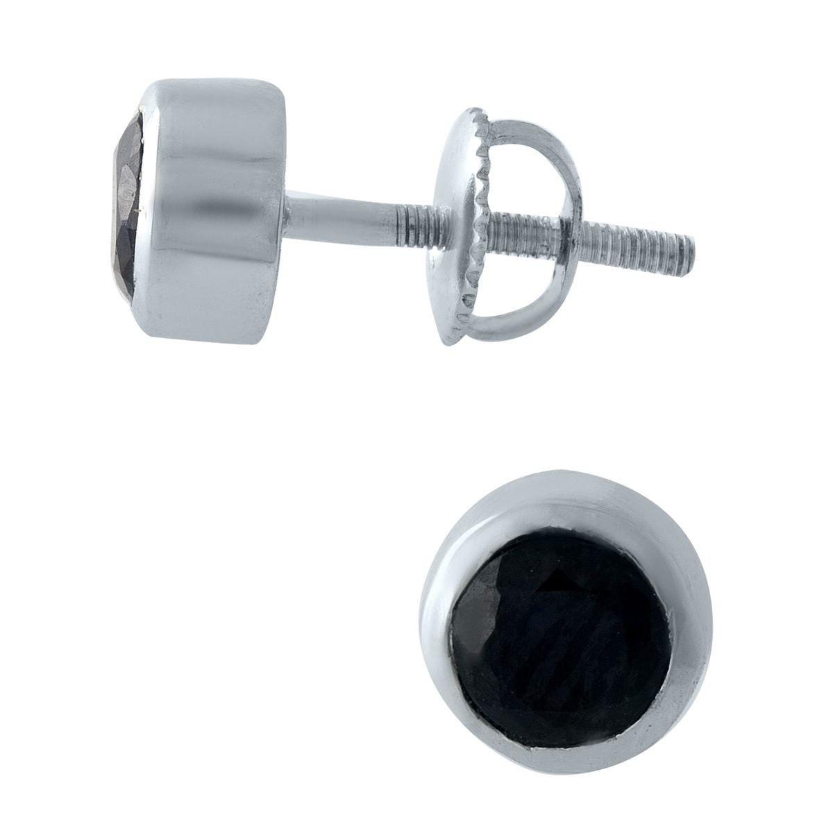 

Срібні сережки з натуральним сапфіром 1.375ct (0634296) сапфіровий