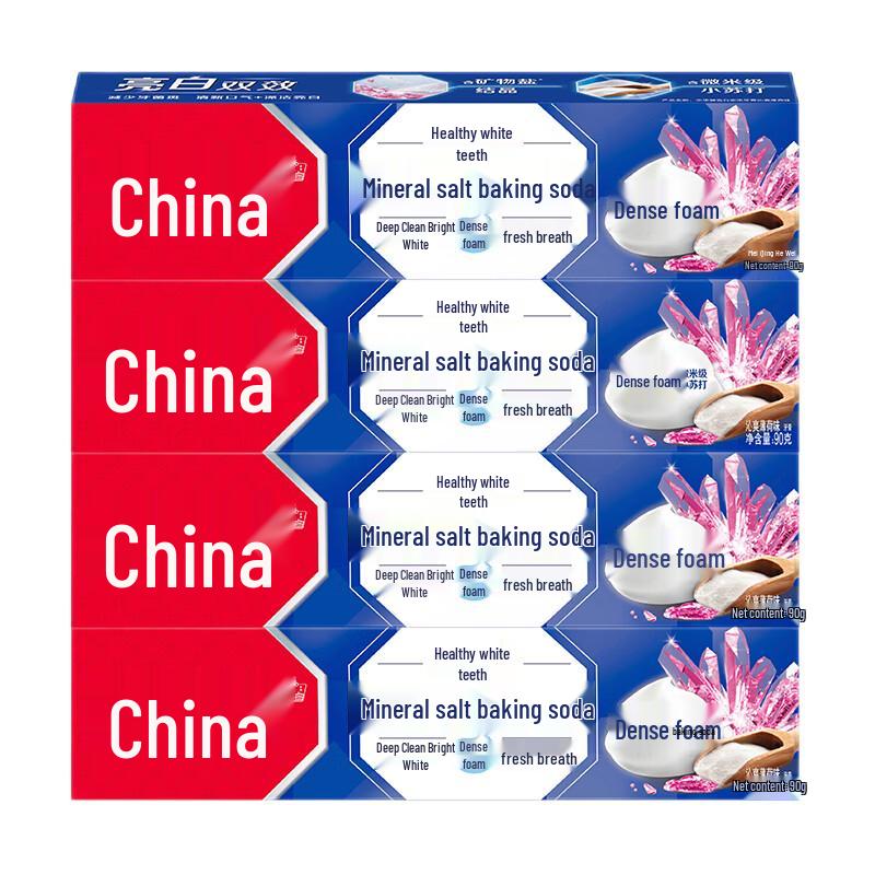 

Zhonghua Healthy White Sea Salt & Baking Soda Toothpaste 4-Pack