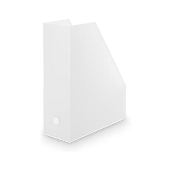 MUJI Polypropylene Stand File Box, A4 Size, Approximately Width 10 x Depth 27.6 x Height 31.8cm/Clear 15930869