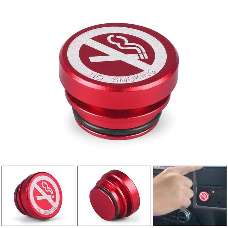 Universal Cigarette Lighter Plug Cover Billet Aluminum Dustproof Plug Fit Most Auto Boat Marine 12V PowerSource Vehicle